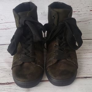 Bamboo Camo High Top Sneakers